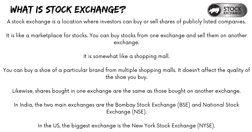What is Stock Exchange 1