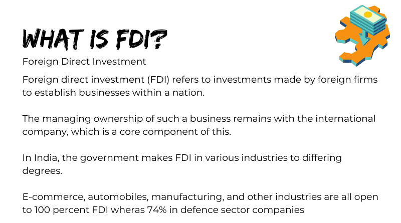 What is Foreign Direct Investment (FDI)?