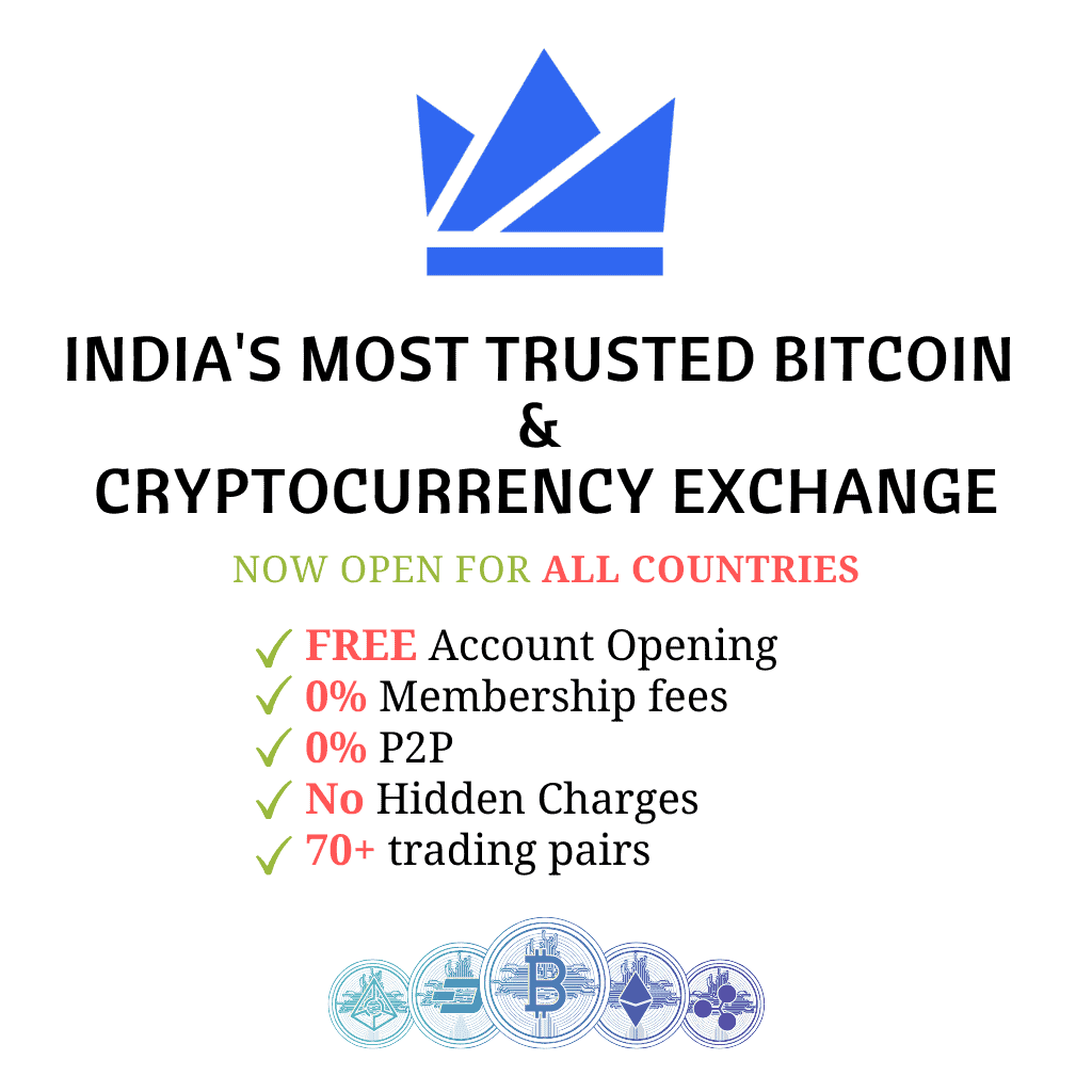 open-account-on-WazirX-FREE-India's most trusted bitcoin and cryptocurrency exchange
