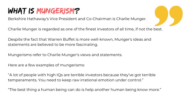 What is Mungerism?