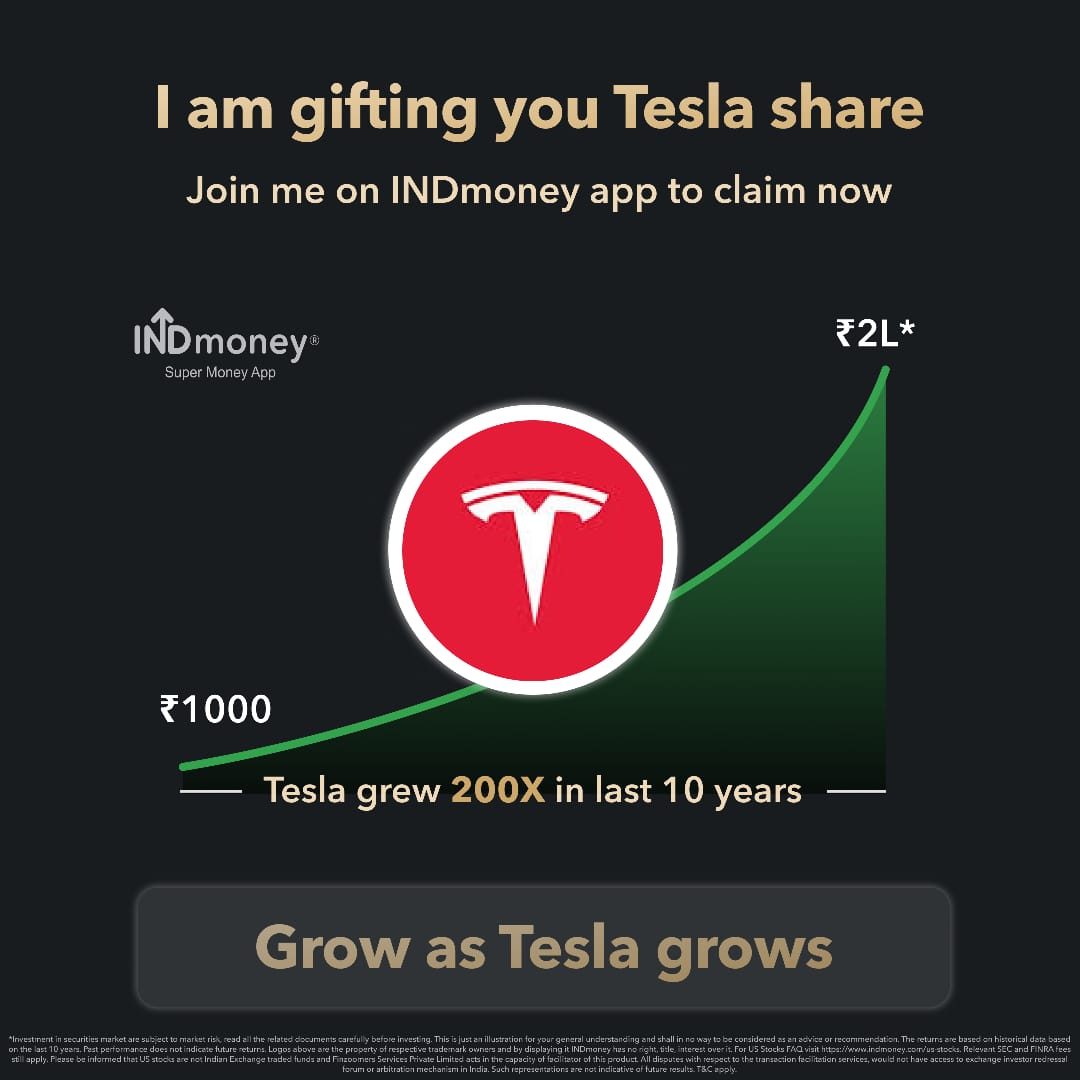 Tesla Stock on INDmoney