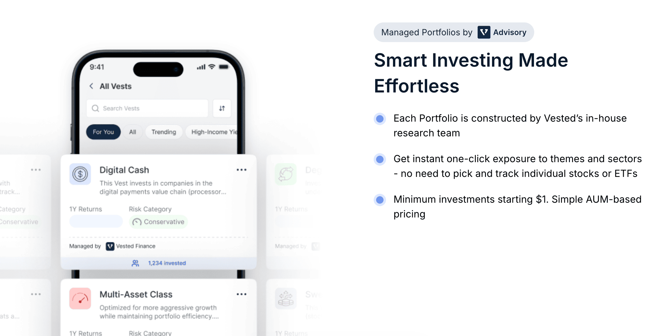 vested smart investment