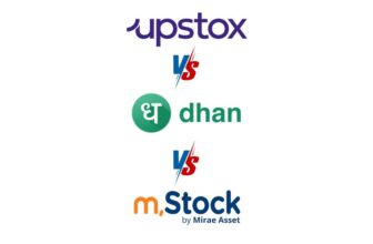 Upstox vs Dhan vs M.stock