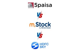 5paisa vs M.stock vs HDFC Sky