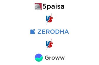 5paisa vs Zerodha vs Groww