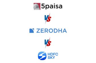 5paisa vs Zerodha vs HDFC Sky