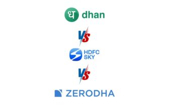 Dhan vs HDFC Sky vs Zerodha
