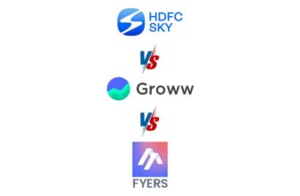 HDFC sky vs Groww vs Fyers