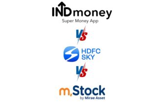 Hdfc sky vs M.stock vs Indmoney