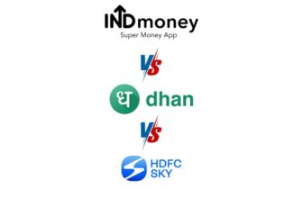 Indmoney vs Dhan vs HDFC sky