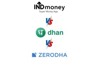Indmoney vs Dhan vs Zerodha