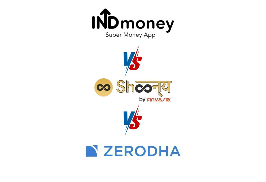 Indmoney vs Shoonya vs Zerodha Charges Brokerage Review AMC