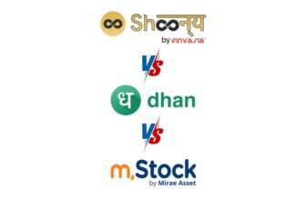 M.stock vs Dhan vs Shoonya