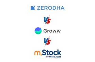 M.stock vs Groww vs Zerodha