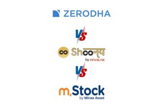 M.stock vs Shoonya vs Zerodha