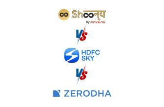 Shoonya vs HDFC sky vs Zerodha