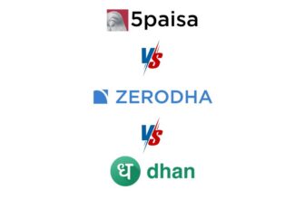 5paisa vs Zerodha vs Dhan