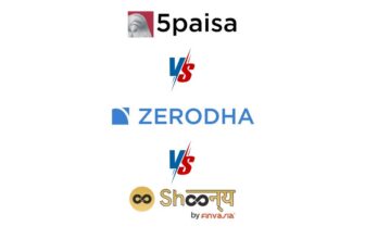 5paisa vs Zerodha vs Shoonya
