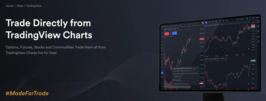 Dhan and TradingView partnership for Indian traders in 2026